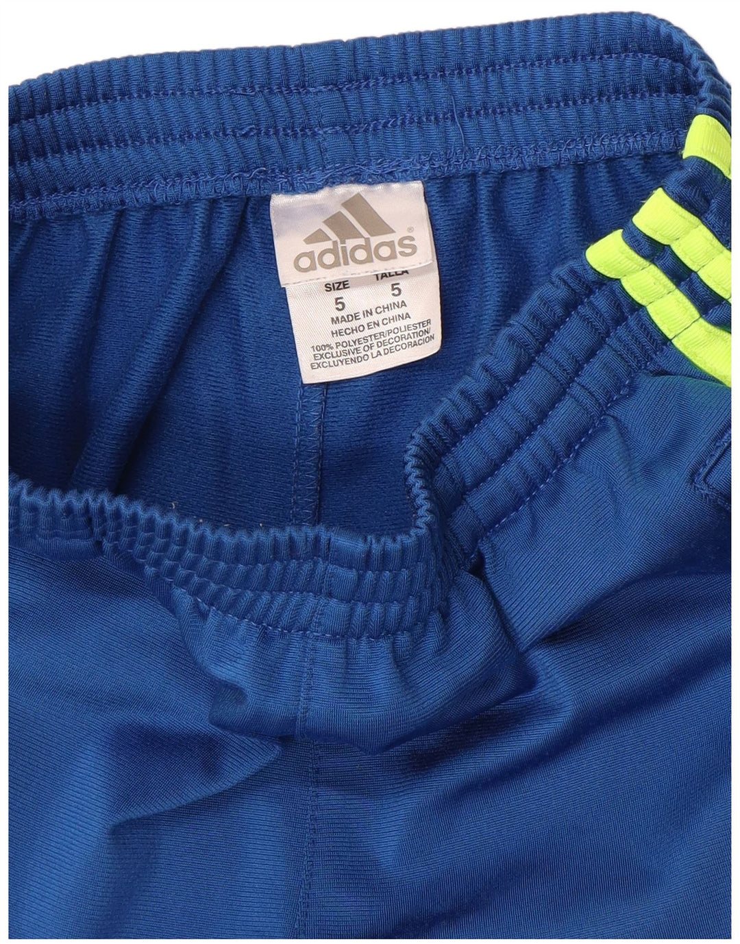 Спортивные брюки Adidas для мальчиков 4-5 лет, синие, полиэстер