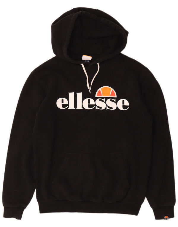 Женский джемпер с капюшоном Ellesse UK 12, средний черный, хлопок