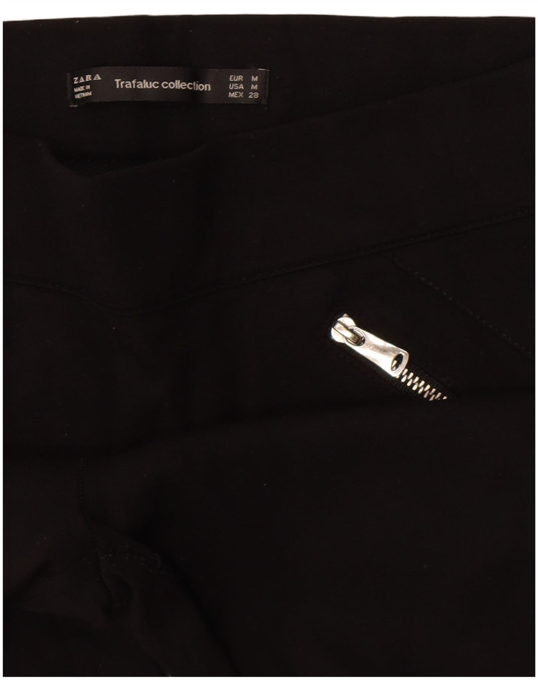 Женские укороченные леггинсы Zara Trafaluc Medium W28 L26, черные
