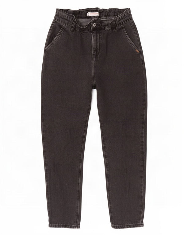 Женские зауженные джинсы с высокой талией Zara EU 32 2XS W22 L24, черные