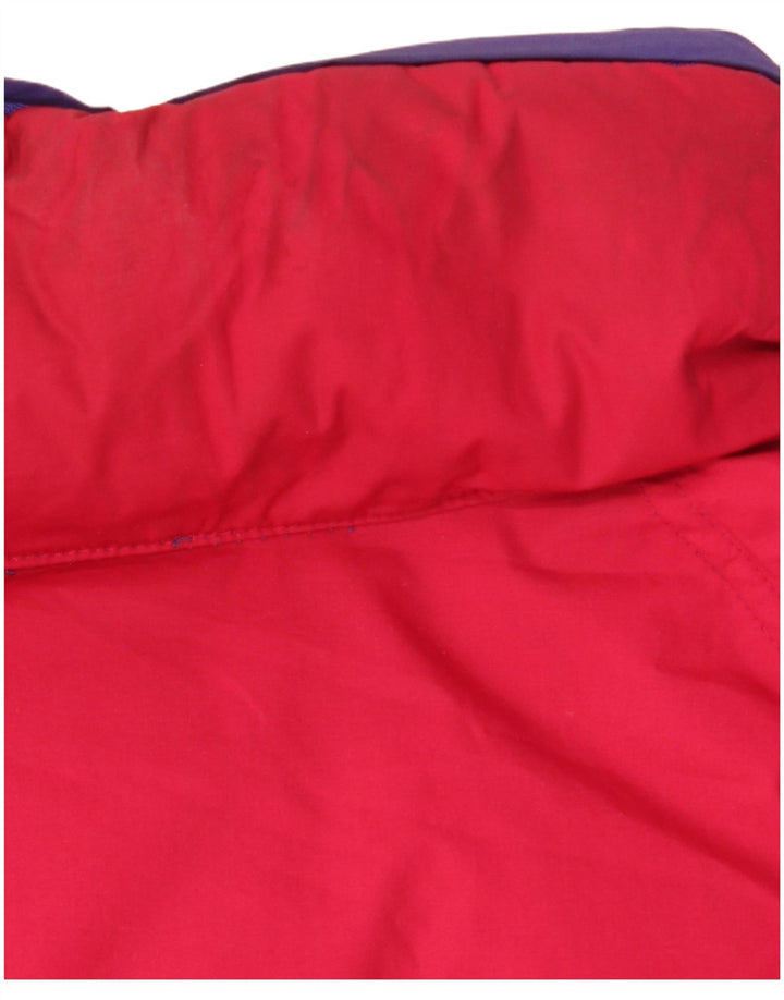 Мужская двусторонняя стеганая куртка оверсайз DIADORA UK 42 XL, красный полиэстер