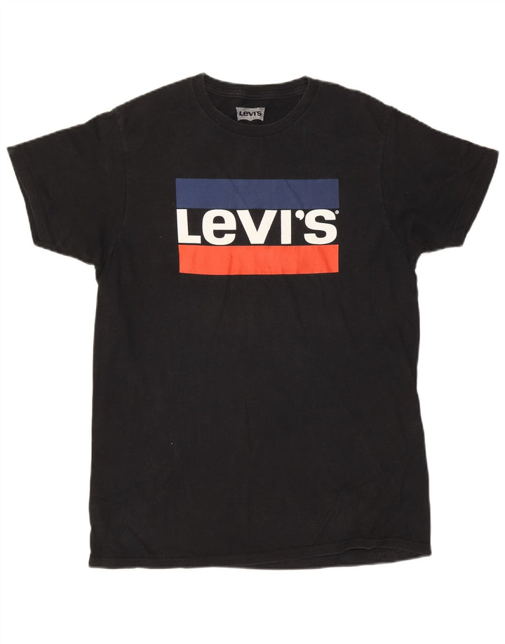 Мужская футболка с рисунком Levi's, средний черный