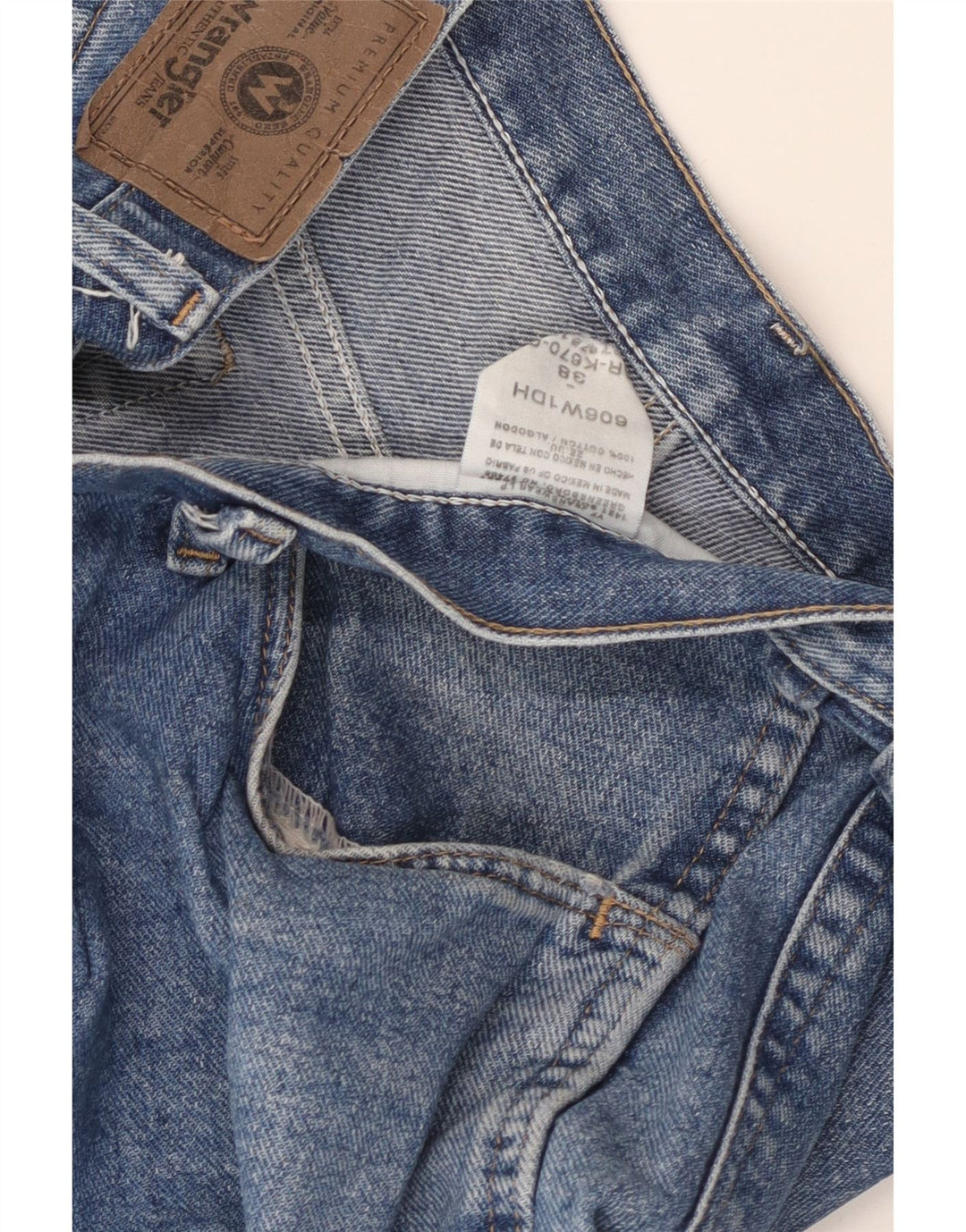 Мужские джинсовые шорты WRANGLER W38 XL, синие, хлопок