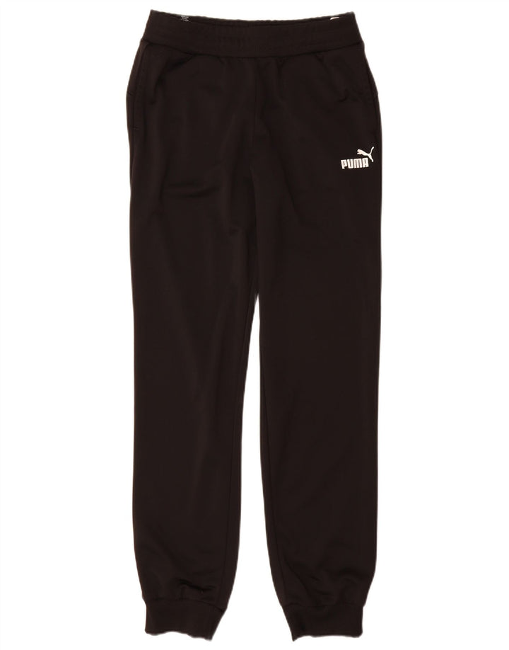 Мужские спортивные брюки Puma, джоггеры, маленькие, черные, из полиэстера