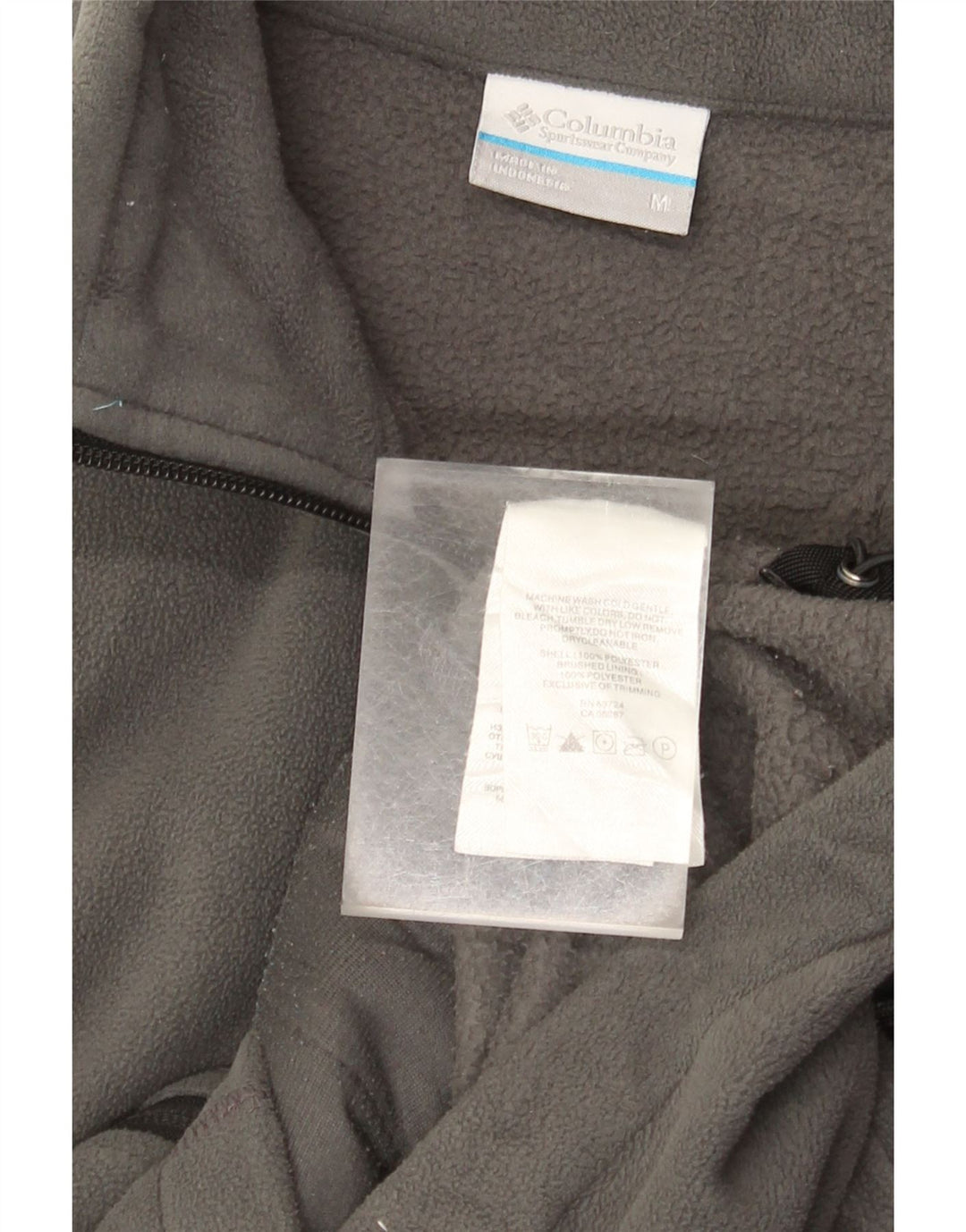 Мужская флисовая куртка Columbia UK 38, полиэстер среднего серого цвета