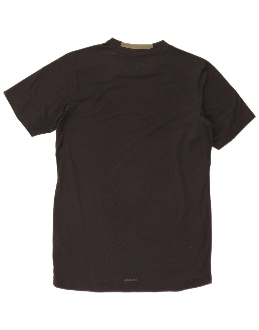 Мужская футболка ADIDAS Aeroready Slim Fit, верх среднего размера, черный полиэстер
