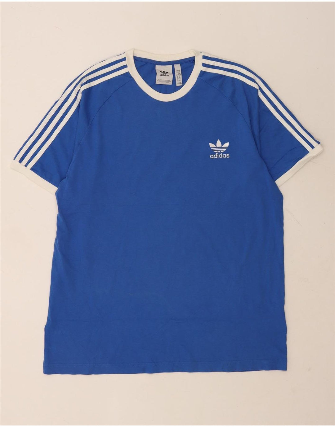 Мужская футболка Adidas Top XL, синяя, хлопок