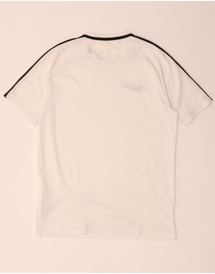 Мужская футболка Nike Dri Fit, большой белый полиэстер с цветными блоками
