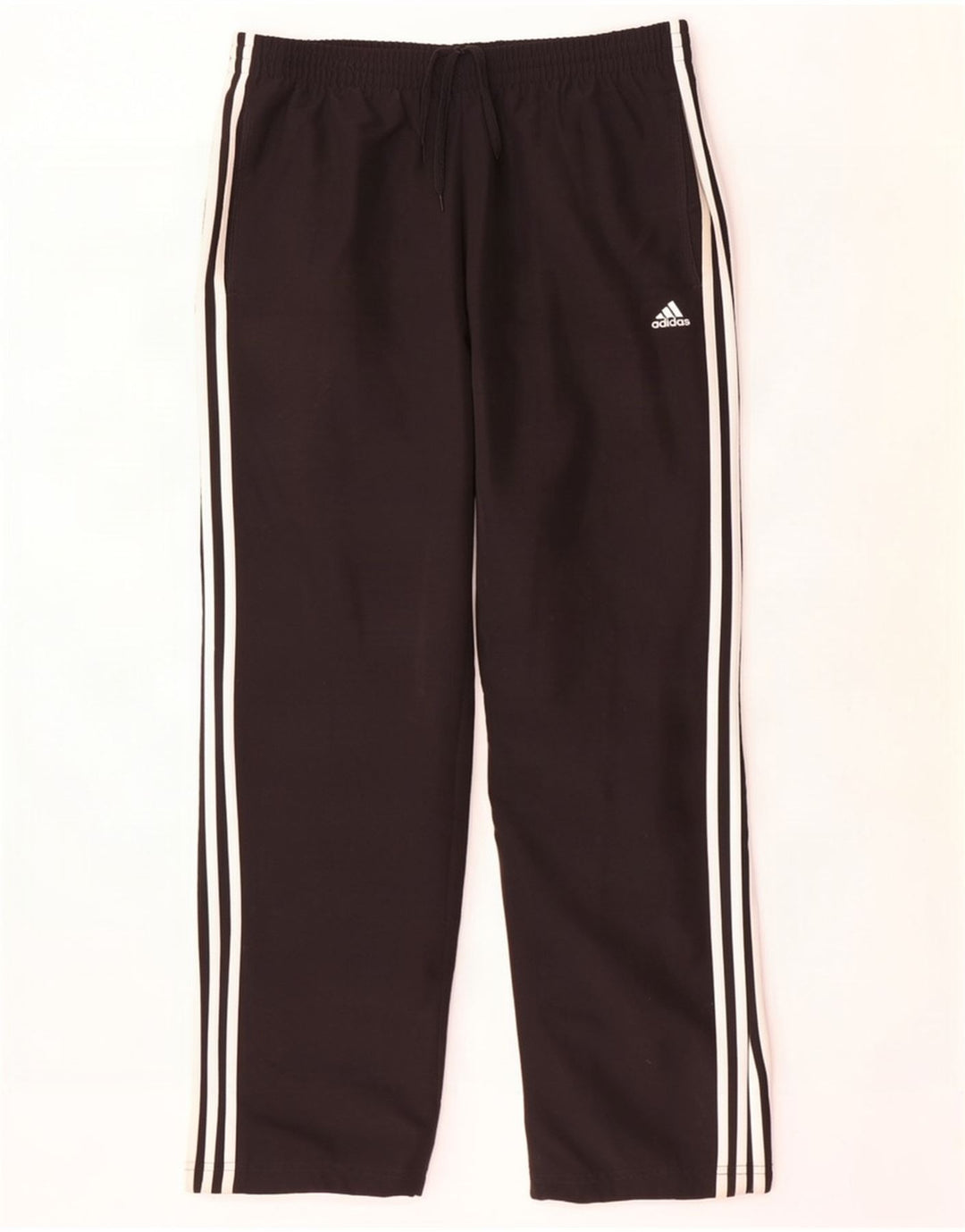 Мужские спортивные брюки Adidas Climalite, большие черные полиэстеровые брюки