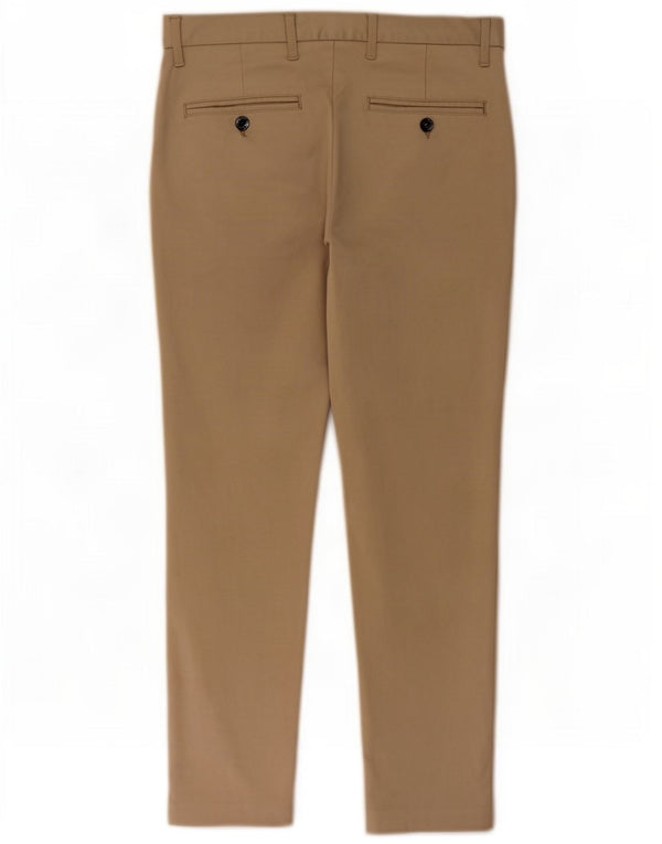 Мужские брюки-чиносы Zara Slim EU 38 Small W30 L26 Бежевые