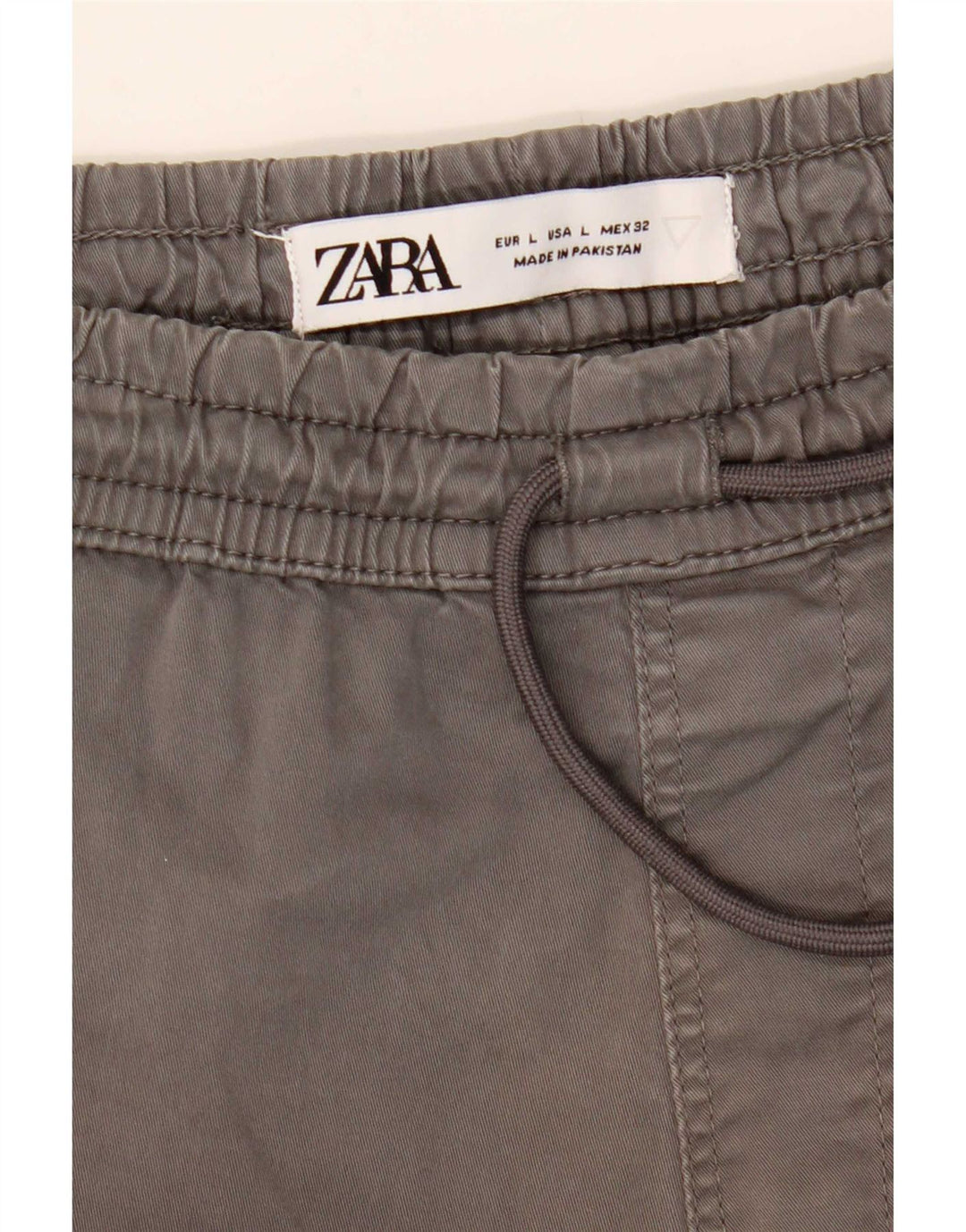 Женские брюки-чиносы Zara для бега, большие W32 L27, серые