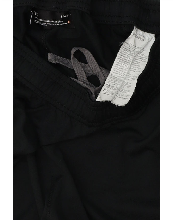 Мужские спортивные брюки Under Armour, большие черные из полиэстера