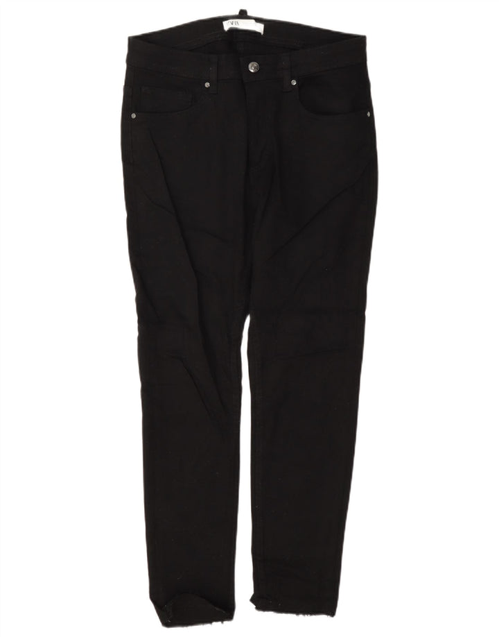 Мужские узкие джинсы Zara EU 38 Small W30 L25, черный хлопок