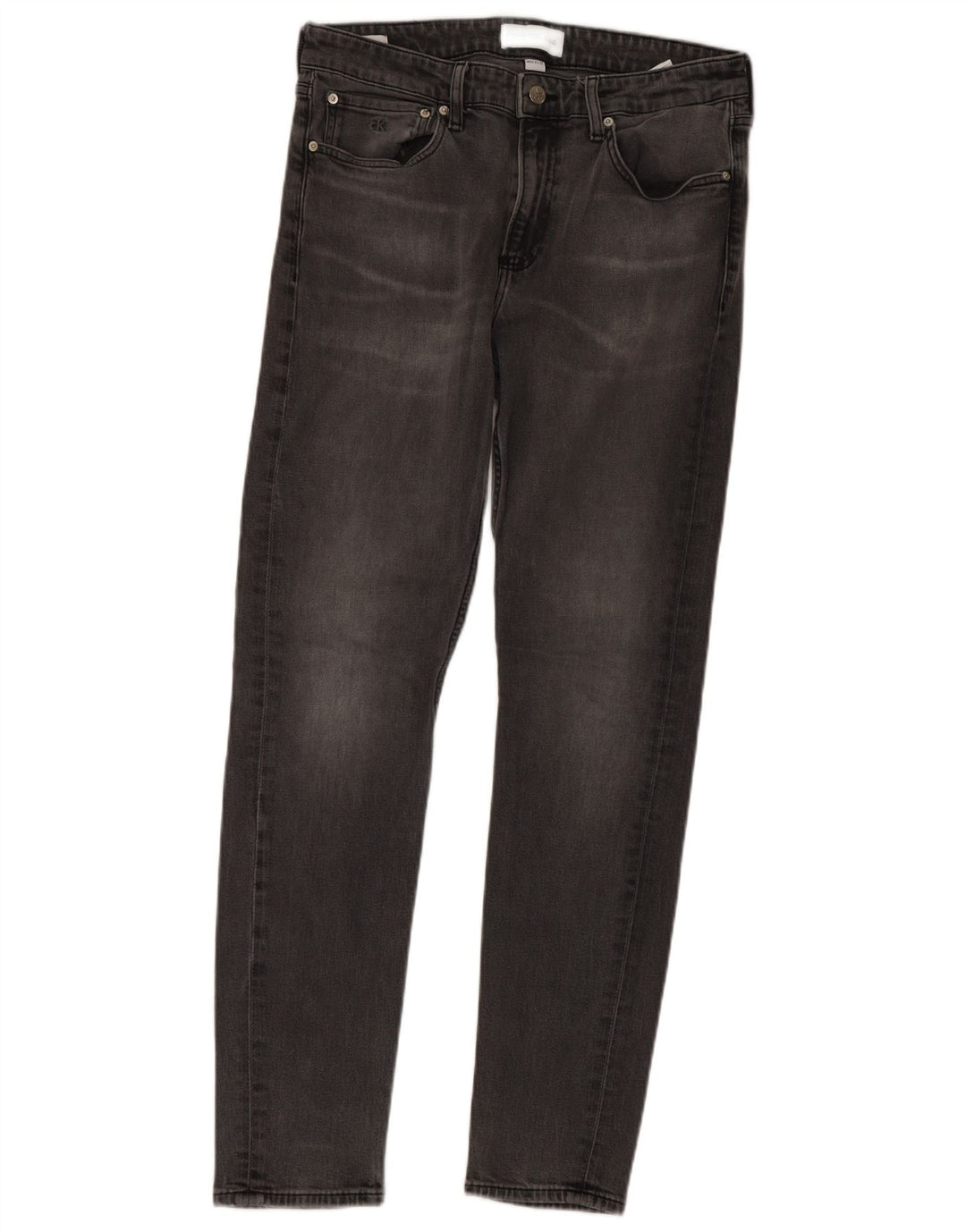 Мужские узкие джинсы Calvin Klein W33 L32, серый хлопок