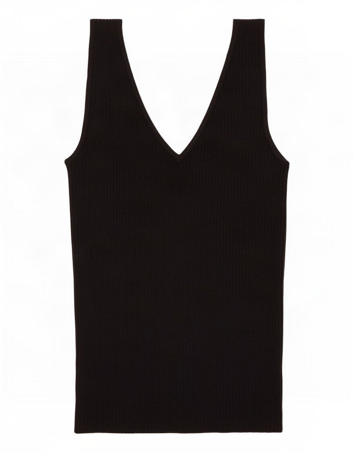 Женский жилет Marks & Spencer Top UK 8, маленький, черный, вискоза