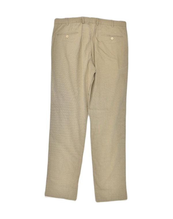 Мужские брюки-чиносы MASSIMO DUTTI W34 L34 бежевого цвета, хлопок