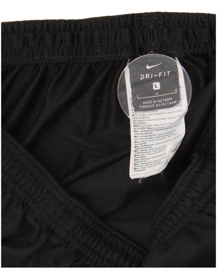 Мужские спортивные брюки NIKE Dri Fit, большие черные полиэстер