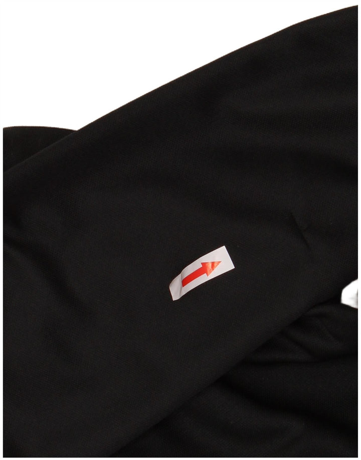 Пуловер с воротником на молнии Adidas для мальчиков Aeroready, черный спортивный костюм 11–12 лет