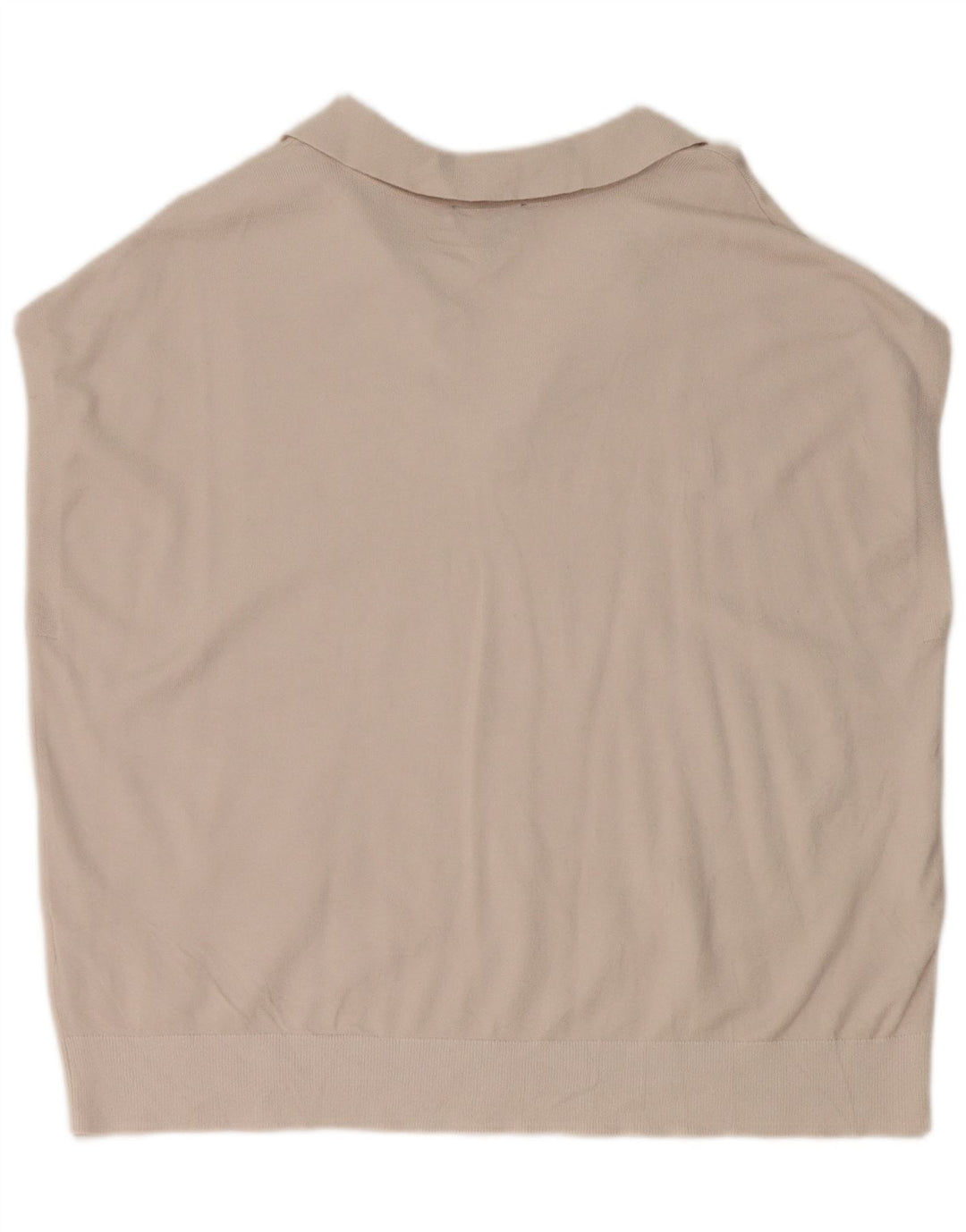 Женская рубашка-поло без рукавов Dkny большого размера UK 18 XL Серая вискоза