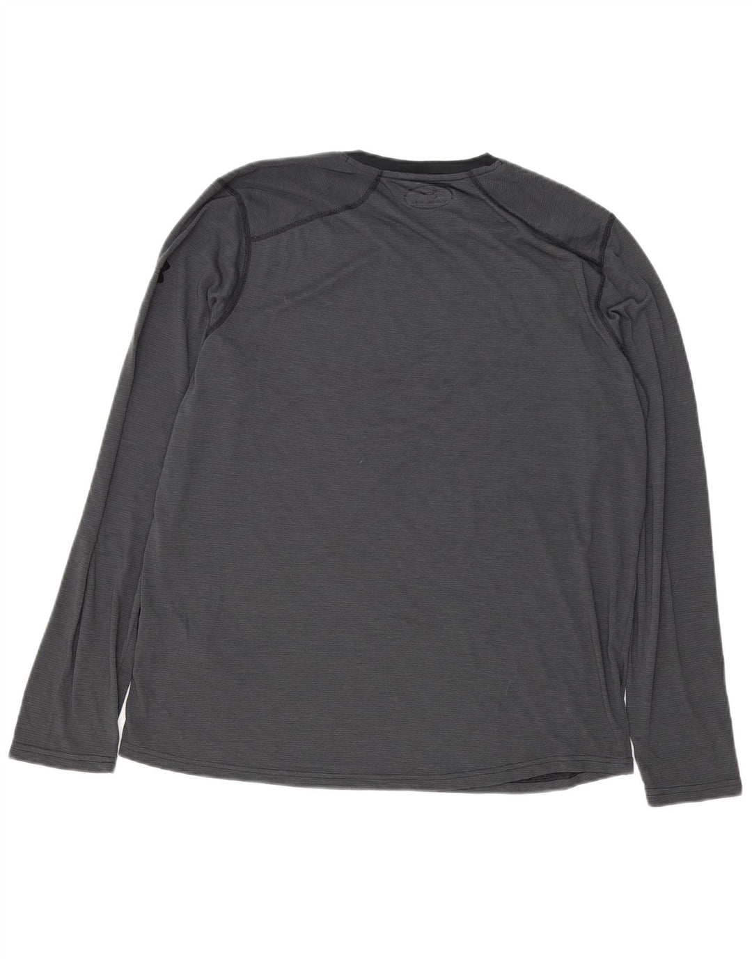 Мужской топ с длинным рукавом UNDER ARMOR, большой серый полиэстер Heat Gear