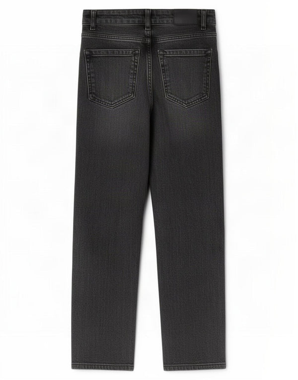 Женские укороченные прямые джинсы Zara EU 34 XS W24 L25, серый хлопок