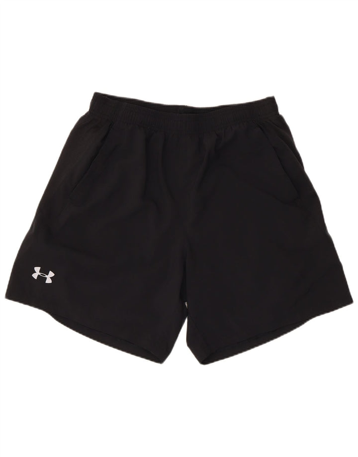 Мужские спортивные шорты Under Armour, большие черные из полиэстера