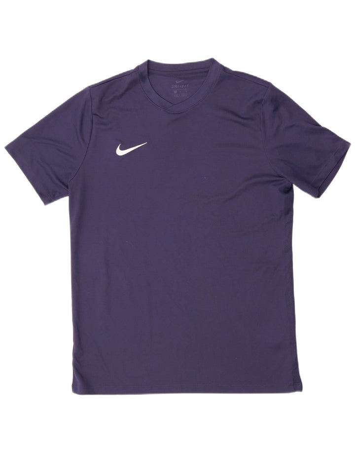 Мужская футболка Nike Dri Fit, большой темно-синий полиэстер
