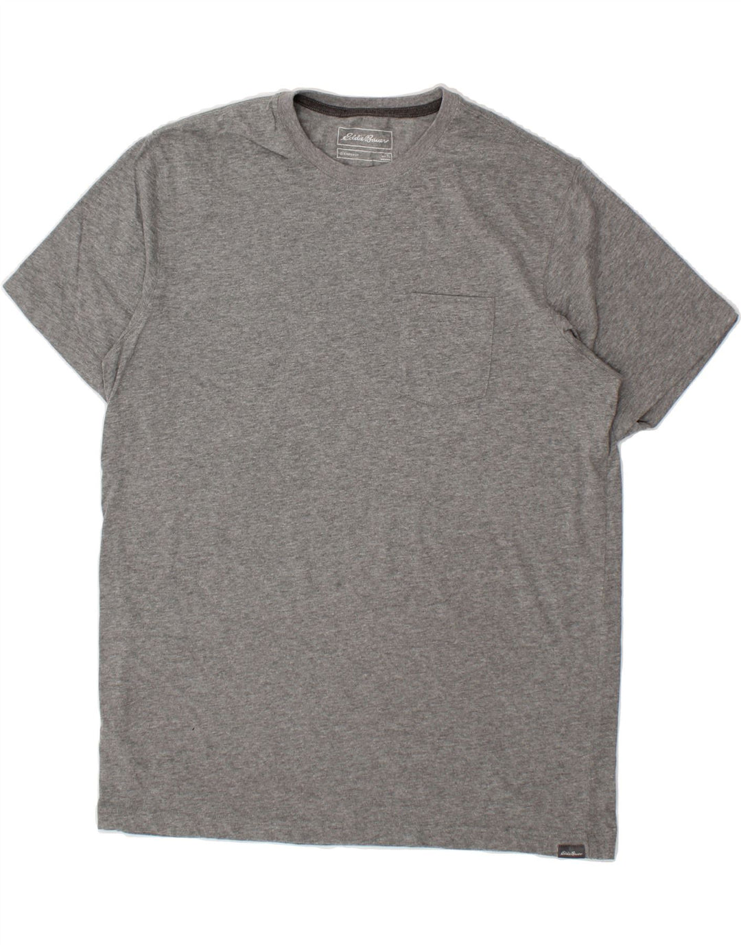 EDDIE BAUER Mens T-Shirt Top Large Grey Cotton Vintage Eddie Bauer and Second-Hand Eddie Bauer from Messina Hembry 