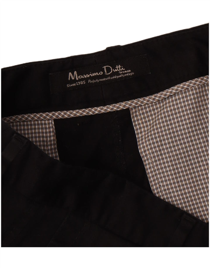 Женские брюки чинос Massimo Dutti Bootcut W34 L32, черный хлопок