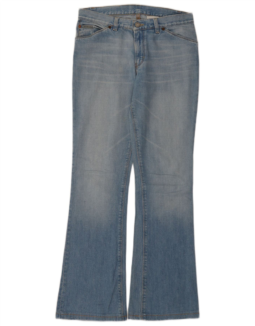 Женские джинсы Bootcut CALVIN KLEIN W28 L30 синие, хлопок