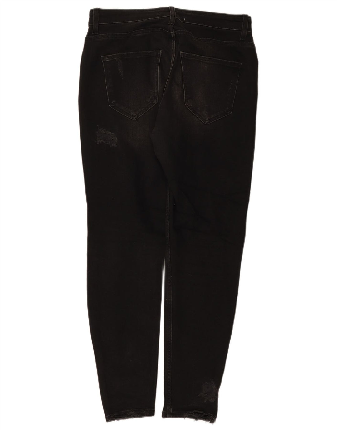 Мужские потертые узкие джинсы Zara EU 40 Medium W31 L28, черный хлопок
