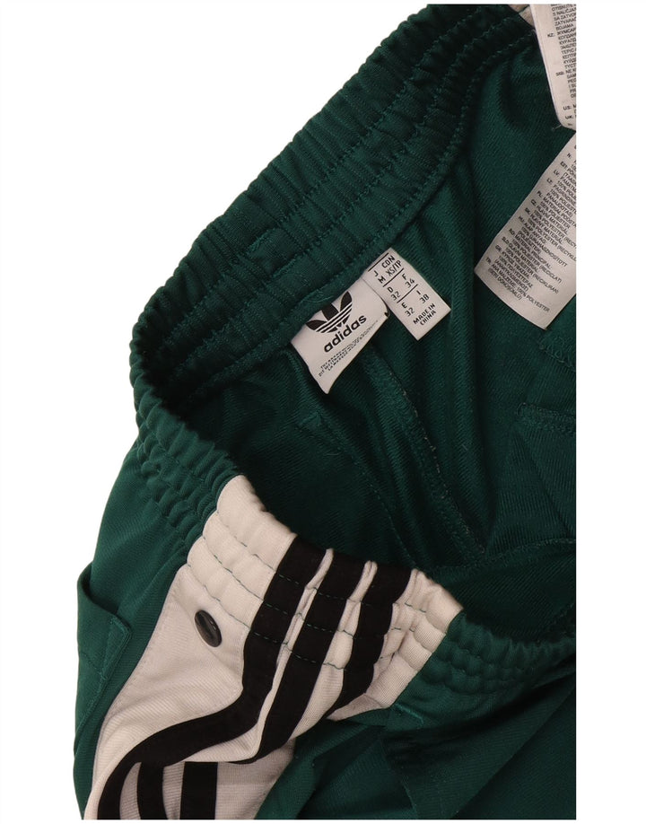 Женские спортивные шорты Adidas с графическим рисунком, средний зеленый цвет, полиэстер с цветными блоками