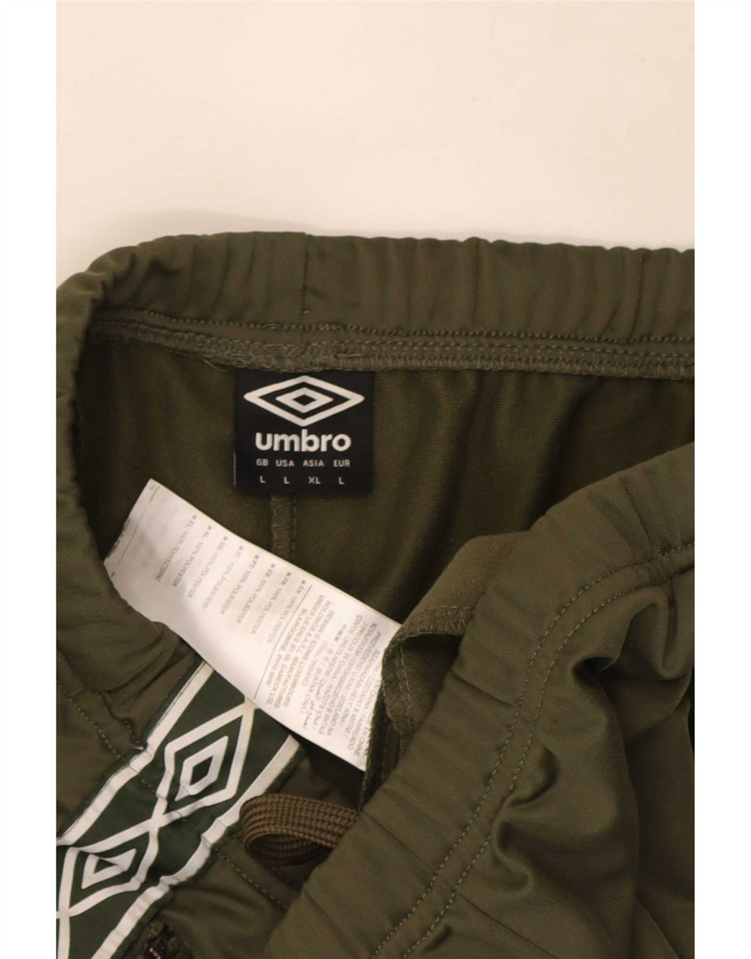 Мужские спортивные шорты с рисунком Umbro, большие размеры, цвет хаки, полиэстер