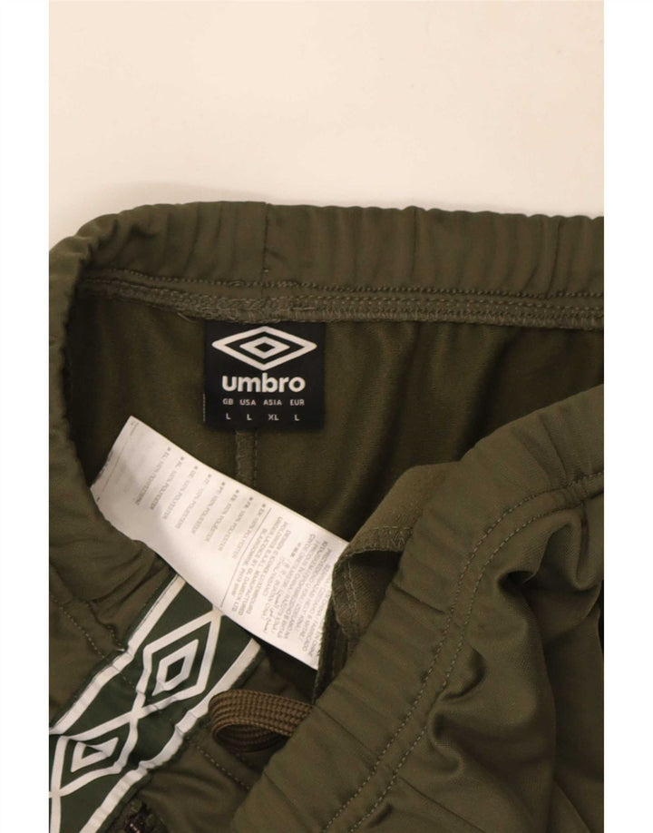 Мужские спортивные шорты с рисунком Umbro, большие размеры, цвет хаки, полиэстер