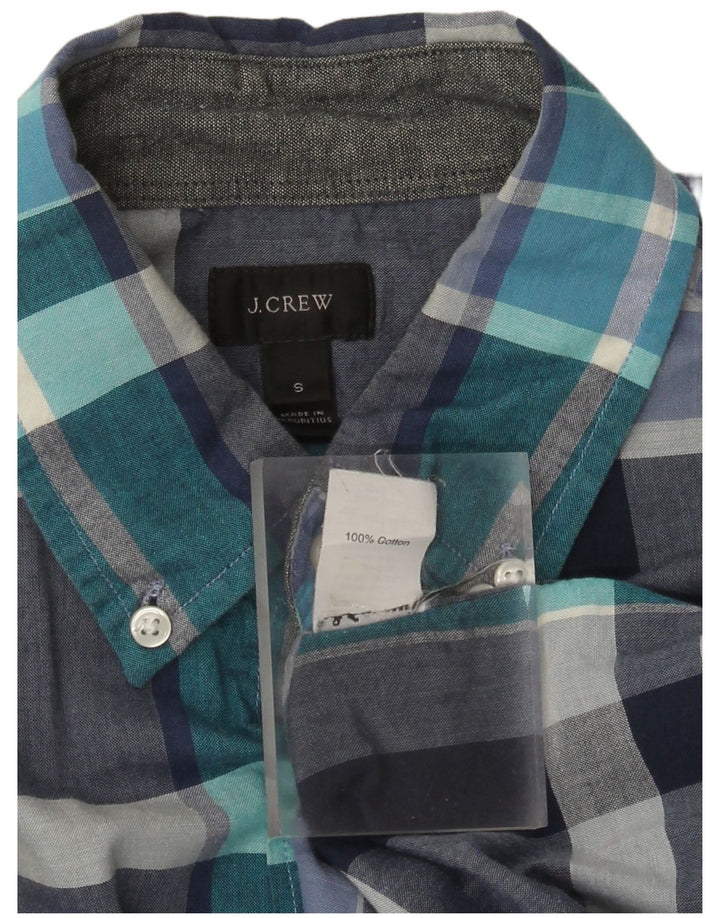 Мужская рубашка J. Crew, маленькая синяя клетка, хлопок