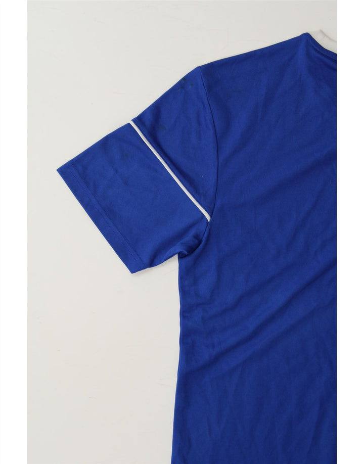 ADIDAS Mens Climalite T-Shirt Top Small Blue Polyester Vintage Adidas and Second-Hand Adidas from Messina Hembry 