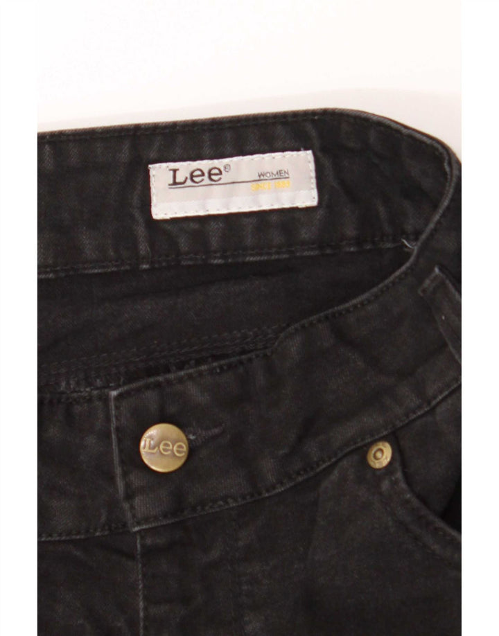 Женские прямые джинсы Lee W30 L32, черный хлопок