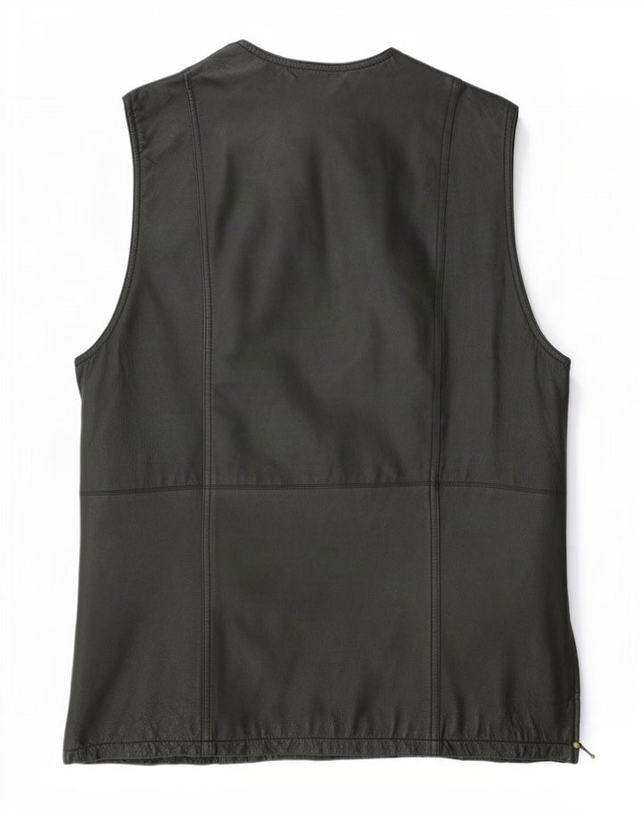 Женский кожаный жилет Canda By C&A UK 20 2XL, черный