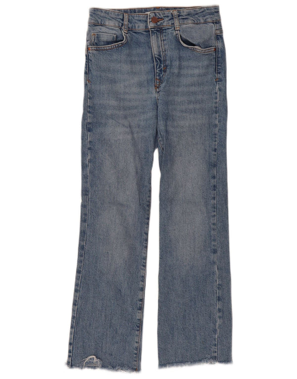 Женские прямые джинсы Zara EU 36 XS W26 L26, синий хлопок