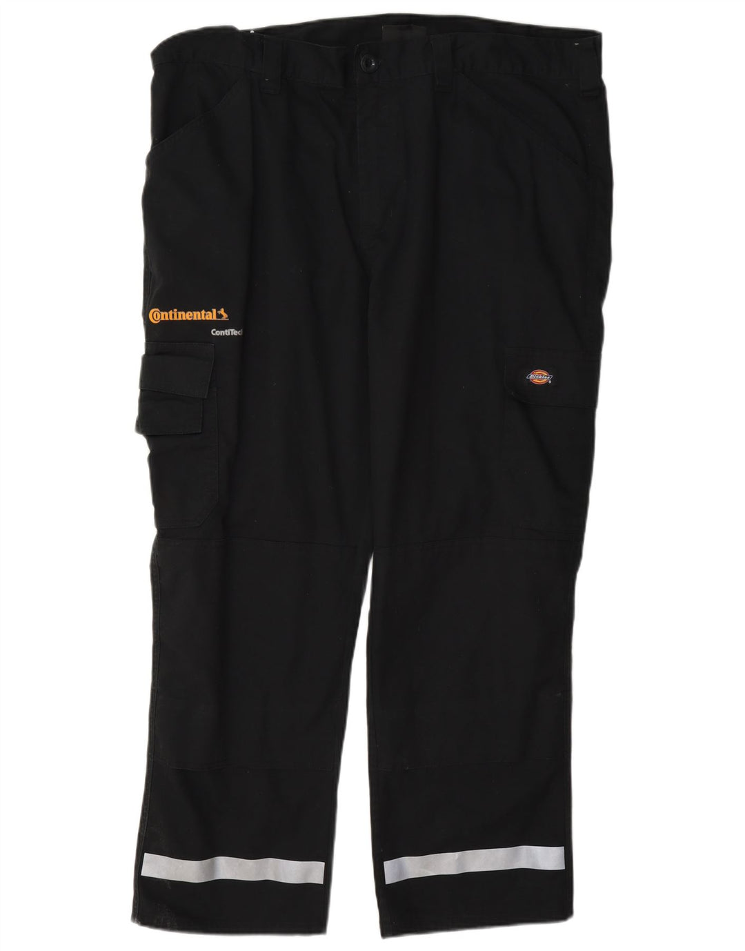 Мужские прямые брюки-карго Dickies W40 L28, черные, полиэстер с цветными блоками
