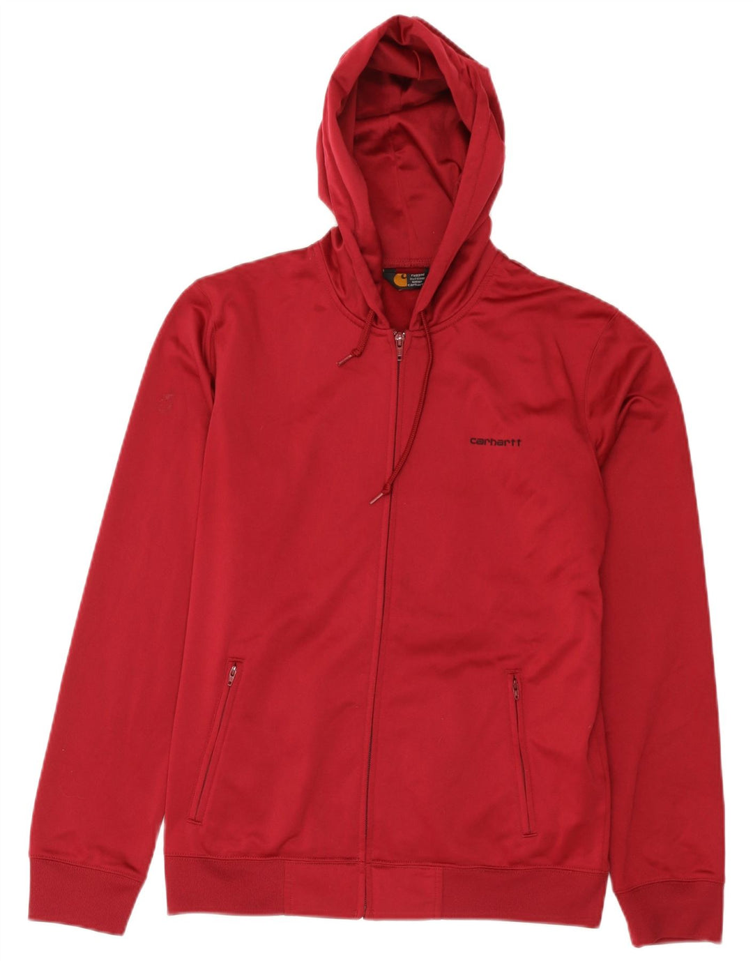 Женский свитер с капюшоном на молнии Carhartt UK 16, большой красный полиэстер