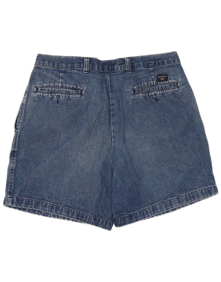 Женские джинсовые шорты Dockers W34, большие синие, хлопок
