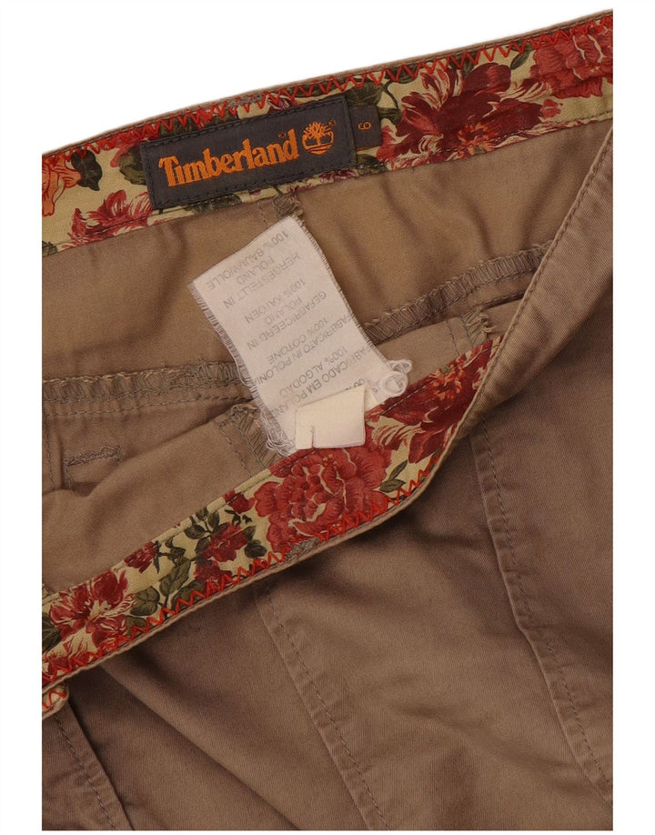 Женская юбка-трапеция Timberland US 6 Medium W30 Коричневый хлопок