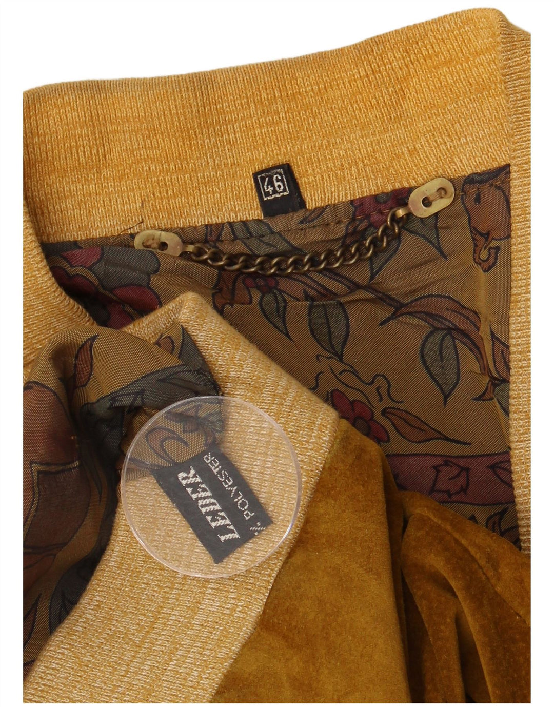 Винтажный женский замшевый бомбер оверсайз IT 46, большой, коричневый кожаный