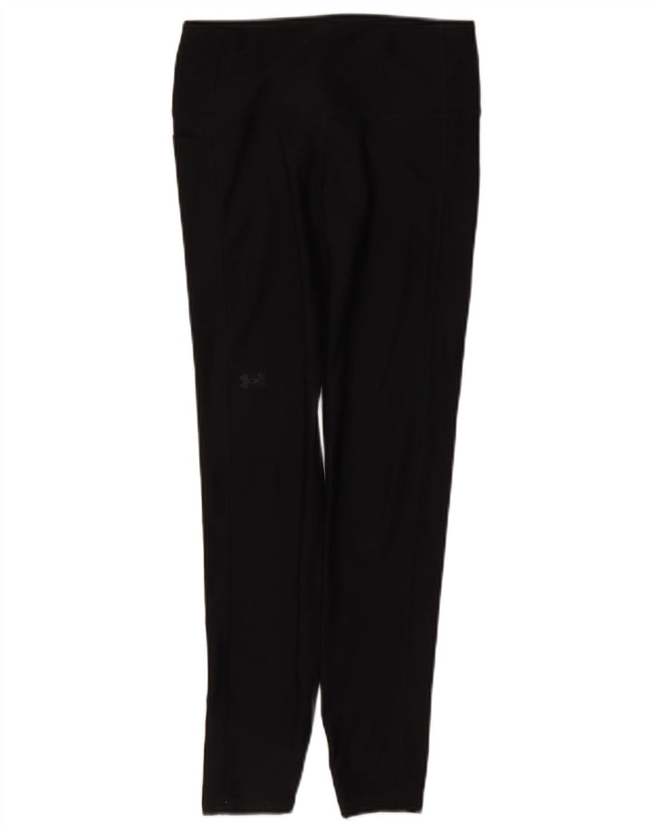 Женские леггинсы Under Armour Heat Gear UK 10, маленькие черные из полиэстера