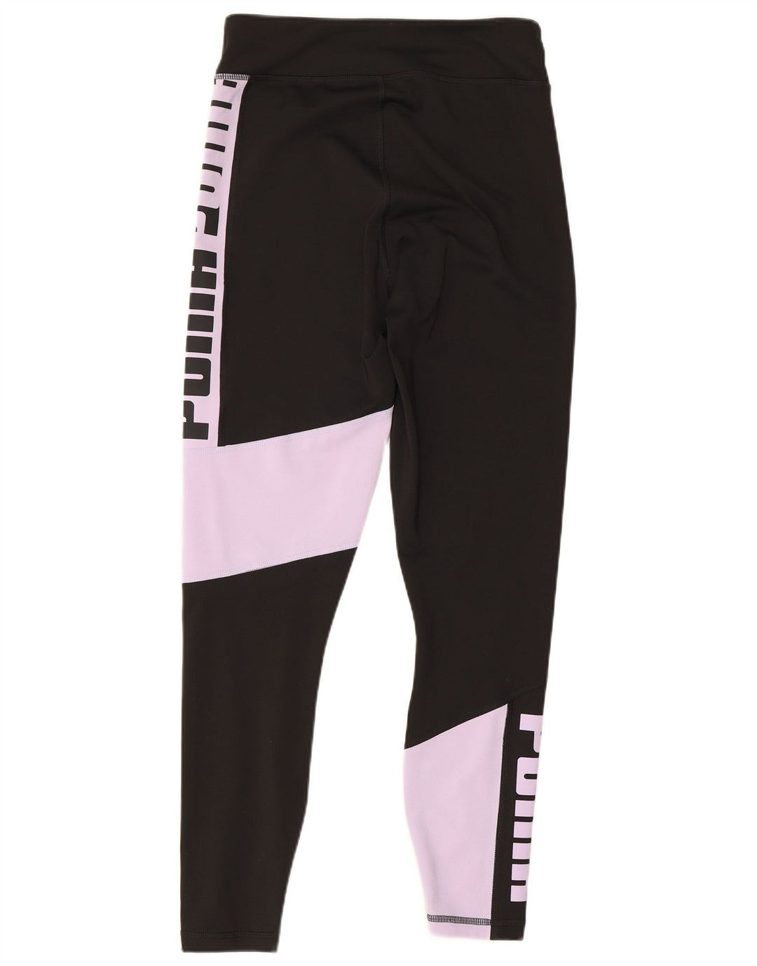 Женские леггинсы с рисунком Puma UK 10, маленькие черные с цветными блоками