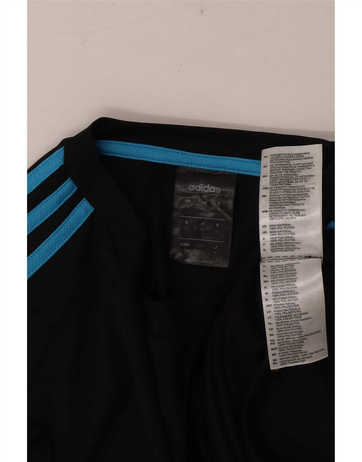 Мужская футболка Adidas Climalite, средний черный полиэстер