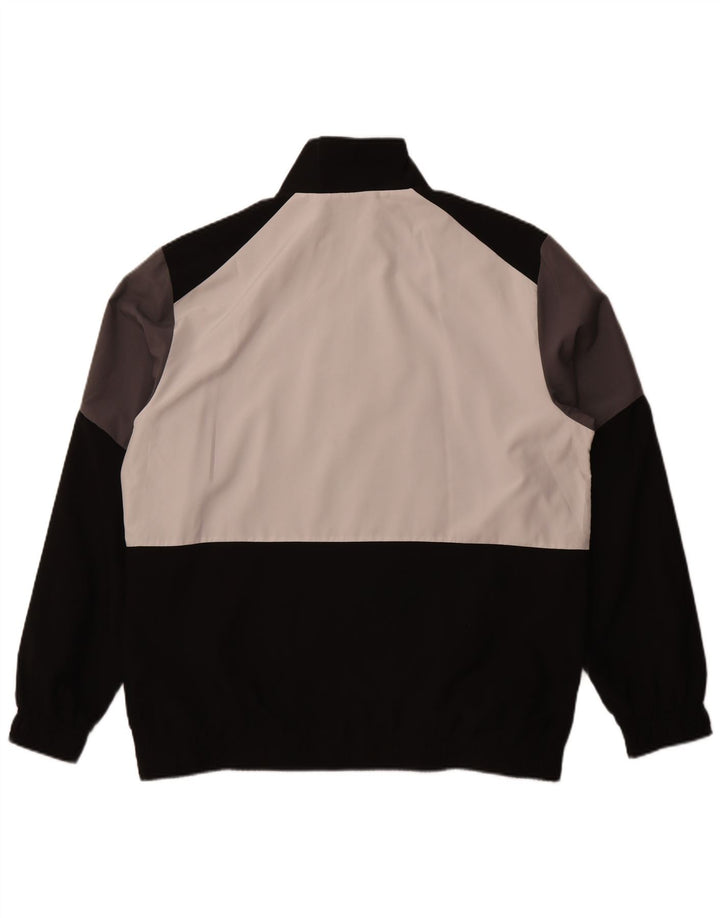 Мужской спортивный костюм Puma XL, черный полиэстер с цветными блоками