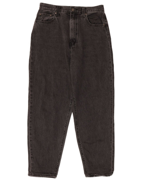 Женские джинсы свободного кроя с высокой талией LEVI'S W29 L27 Серый хлопок