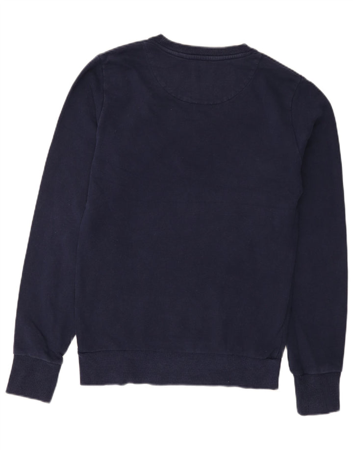 Мужской свитшот с рисунком Superdry XS, темно-синий, хлопок